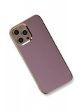 Newface Apple iPhone 12 Pro Kılıf Volet Silikon - Mor