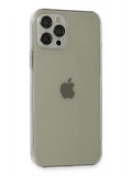 Newface Apple iPhone 12 Pro Max Kılıf Fly Lens Silikon - Şeffaf