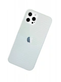 Newface Apple iPhone 12 Pro Max Kılıf Karbon PP Silikon - Şeffaf