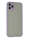 Newface Apple iPhone 12 Pro Max Kılıf Montreal Silikon Kapak - Mor