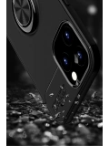 Newface Apple iPhone 12 Pro Max Kılıf Range Yüzüklü Silikon - Kırmızı