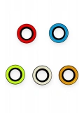 Newface Apple iPhone 12 Pro Max Neon Fosforlu Kamera Lens - Mavi