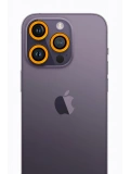 Newface Apple iPhone 12 Pro Max Neon Fosforlu Kamera Lens - Sarı
