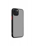 Newface Apple iPhone 13 Kılıf Montreal Silikon Kapak - Siyah