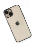 Newface Apple iPhone 13 Kılıf Razer Lensli Silikon - Siyah