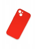 Newface Apple iPhone 13 Mini Kılıf Lansman Legant Silikon - Kırmızı