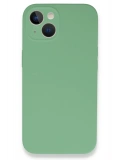 Newface Apple iPhone 13 Mini Kılıf Lansman Legant Silikon - Yeşil