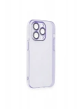 Newface Apple iPhone 13 Pro Kılıf Armada Lensli Kapak - Lila