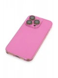 Newface Apple iPhone 13 Pro Kılıf Armada Lensli Kapak - Pembe