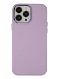 Newface Apple iPhone 13 Pro Kılıf Asya Deri Silikon - Lila