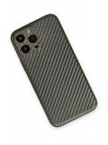 Newface Apple iPhone 13 Pro Kılıf Coco Karbon Silikon - Füme