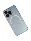 Newface Apple iPhone 13 Pro Kılıf Jack Magneticsafe Lens Silikon - Sierra Blue
