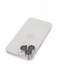 Newface Apple iPhone 13 Pro Kılıf Luko Lens Silikon - Sierra Blue