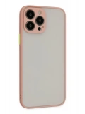 Newface Apple iPhone 13 Pro Kılıf Montreal Silikon Kapak - Pembe