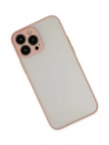 Newface Apple iPhone 13 Pro Kılıf Montreal Silikon Kapak - Pembe