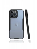 Newface Apple iPhone 13 Pro Kılıf Platin Silikon - Siyah