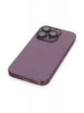 Newface Apple iPhone 13 Pro Max Kılıf Armada Lensli Kapak - Derin Mor