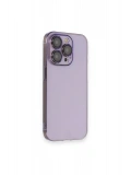 Newface Apple iPhone 13 Pro Max Kılıf Armada Lensli Kapak - Lila
