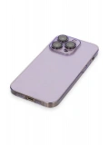 Newface Apple iPhone 13 Pro Max Kılıf Armada Lensli Kapak - Lila