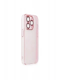 Newface Apple iPhone 13 Pro Max Kılıf Armada Lensli Kapak - Rose Gold