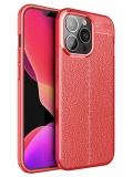 Newface Apple iPhone 13 Pro Max Kılıf Auto Focus Kapak - Kırmızı