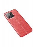 Newface Apple iPhone 13 Pro Max Kılıf Auto Focus Kapak - Kırmızı