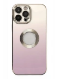 Newface Apple iPhone 13 Pro Max Kılıf Best Silikon - Mor