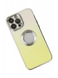 Newface Apple iPhone 13 Pro Max Kılıf Best Silikon - Sarı