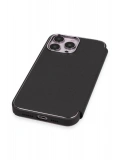 Newface Apple iPhone 13 Pro Max Kılıf Dolpin Kapaklı - Siyah