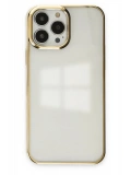 Newface Apple iPhone 13 Pro Max Kılıf Element Silikon - Gold