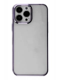 Newface Apple iPhone 13 Pro Max Kılıf Element Silikon - Mor