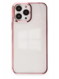 Newface Apple iPhone 13 Pro Max Kılıf Element Silikon - Pembe