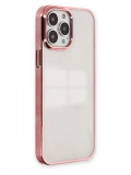 Newface Apple iPhone 13 Pro Max Kılıf Element Silikon - Pembe