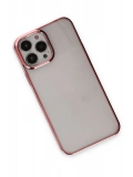 Newface Apple iPhone 13 Pro Max Kılıf Element Silikon - Pembe