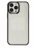 Newface Apple iPhone 13 Pro Max Kılıf Element Silikon - Siyah