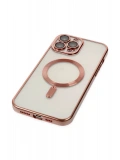 Newface Apple iPhone 13 Pro Max Kılıf Kross Magneticsafe Kapak - Rose