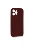 Newface Apple iPhone 13 Pro Max Kılıf Lansman Legant Silikon - Bordo