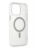 Newface Apple iPhone 13 Pro Max Kılıf Matte Şeffaf Magneticsafe - Şeffaf
