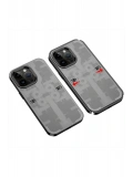 Newface Apple iPhone 13 Pro Max Kılıf Mekanik Bumper Kapak - Siyah
