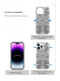 Newface Apple iPhone 13 Pro Max Kılıf Mekanik Bumper Kapak - Yeşil