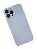 Newface Apple iPhone 13 Pro Max Kılıf Nano içi Kadife Silikon - Sky Blue