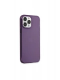 Newface Apple iPhone 13 Pro Max Kılıf Pc Sert Şeffaf Kapak - Mor