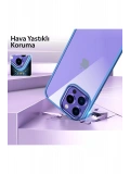 Newface Apple iPhone 13 Pro Max Kılıf Power Silikon - Mor