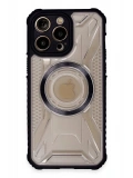 Newface Apple iPhone 13 Pro Max Kılıf Prag Magneticsafe Kapak - Siyah