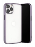 Newface Apple iPhone 13 Pro Max Kılıf Razer Lensli Silikon - Mor