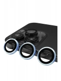 Newface Apple iPhone 13 Pro Max Raze Metal Kamera Lens - Mavi