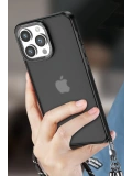 Newface Apple iPhone 14 Kılıf Elegant Kapak - Pudra