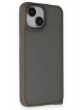 Newface Apple iPhone 14 Kılıf Elegant Kapak - Titan Gri