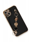 Newface Apple iPhone 14 Kılıf Esila Silikon - Siyah
