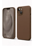 Newface Apple iPhone 14 Kılıf First Silikon - Kahverengi
